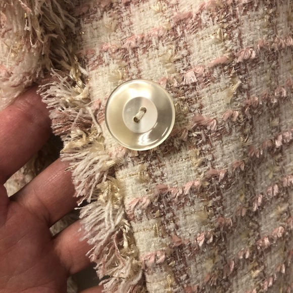 Bob Mackie Design Pretty in Pink Jacket NWT size 6 Cream/Pink/Gold! #Easter 💗🌸 - Picture 10 of 16